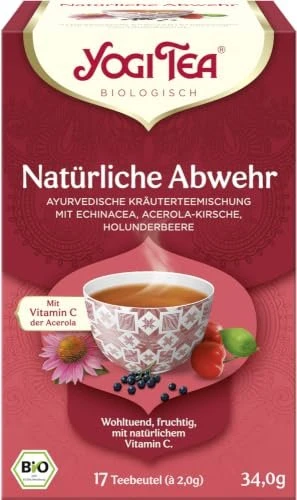 Yogi Tea Natürliche Abwehr Tee Beutel, 17 Stück