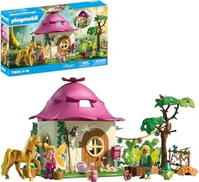 playmobil Magic Unicorns Gemütliches Feenzuhause mit Goldeinhorn und Stall