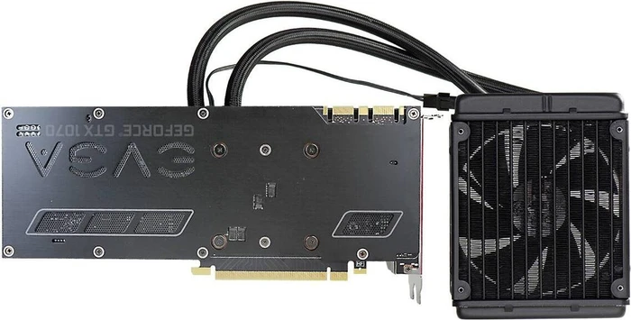 EVGA GeForce GTX 1070 Hybrid Gaming, 8GB GDDR5, DVI, HDMI, 3x DP