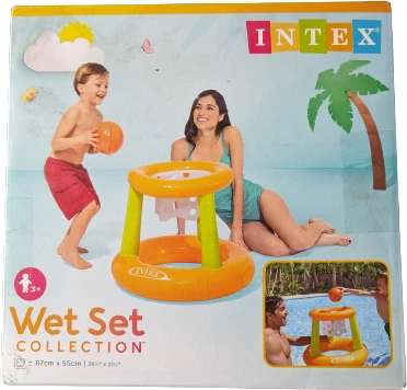 Intex Floating Hoops Basketball-Korb + Ball