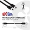 Club 3D Mini DisplayPort/Mini DisplayPort 1.4 Kabel HBR3 schwarz, 2m Vorschaubild
