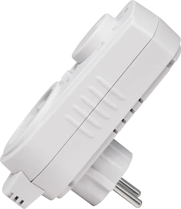 McPower TCU-330 Steckdosen-Thermostat mit Schalter, 1-fach, weiß