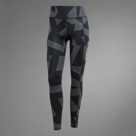 adidas Terrex Multi Printed Laufhose lang carbon/black (Damen)
