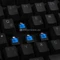 Ducky One 2 TKL PBT, LEDs blau, schwarz, MX BLUE, USB, DE Vorschaubild