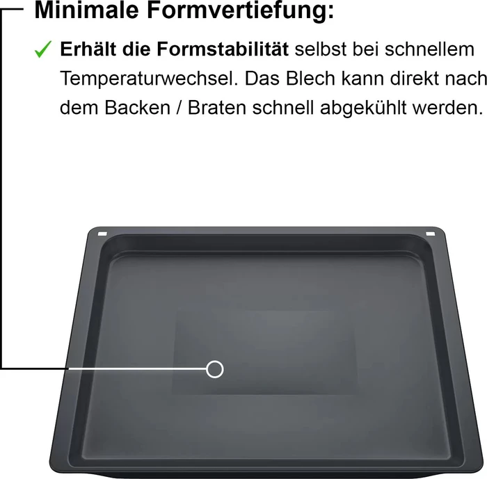 BSH Hausgeräte Backblech 455x375x30mm anthrazit