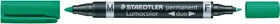 Staedtler Lumocolor duo 348 permanent grün, 10er-Pack