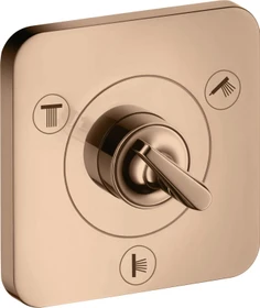 Hansgrohe Axor Citterio E Ab- und Umstellventil Trio/Quattro polished red gold
