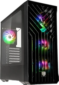 Kolink Unity Cascade ARGB, schwarz, Glasfenster