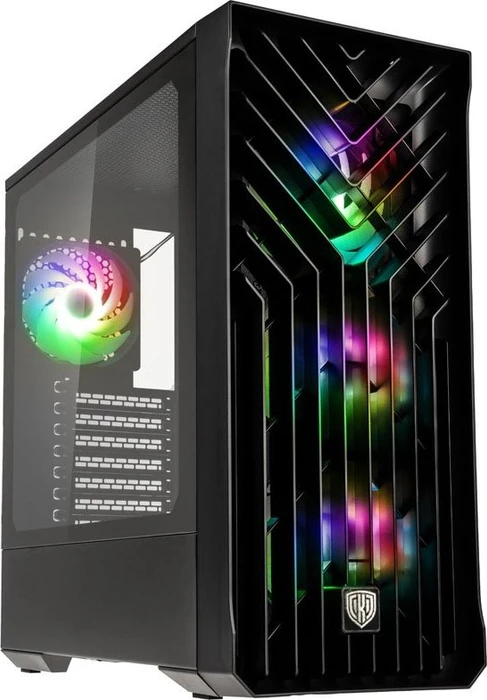 Kolink Unity Cascade ARGB, schwarz, Glasfenster