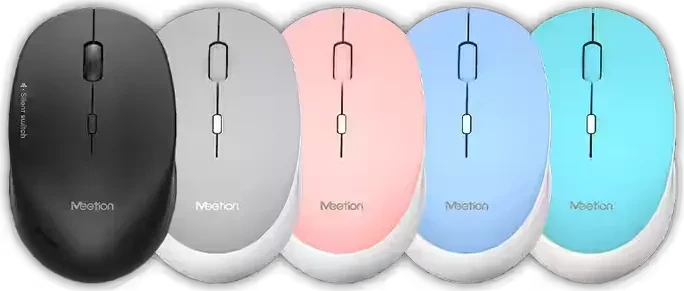 Meetion R570 Wireless Silent Mouse blau, USB