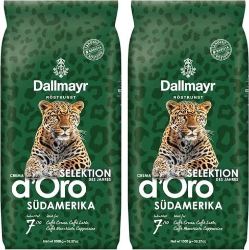 Dallmayr Crema d'Oro Selektion des Jahres Africa Kaffeebohnen, 1.00kg