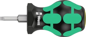 Wera Kraftform Plus Serie 300 335 Stubby Schlitz Schraubendreher, 3.5x25mm