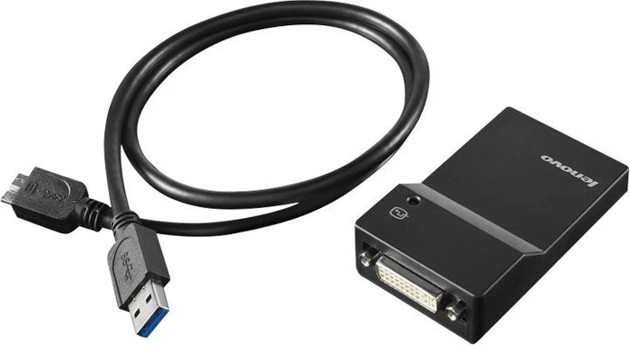 Lenovo USB 3.0 to DVI/VGA Monitor Adapter (0B47)