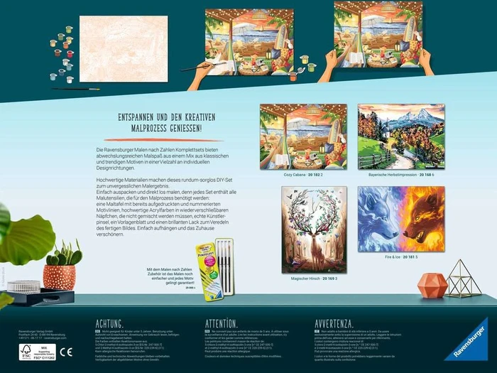 Ravensburger Malen nach Zahlen Magischer Hirsch