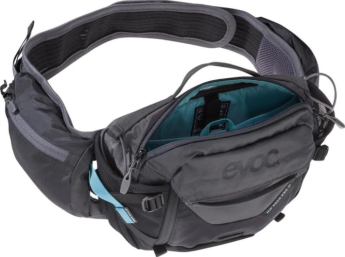 Evoc Hip Pack Pro 3 mit Trinksystem black/carbon grey