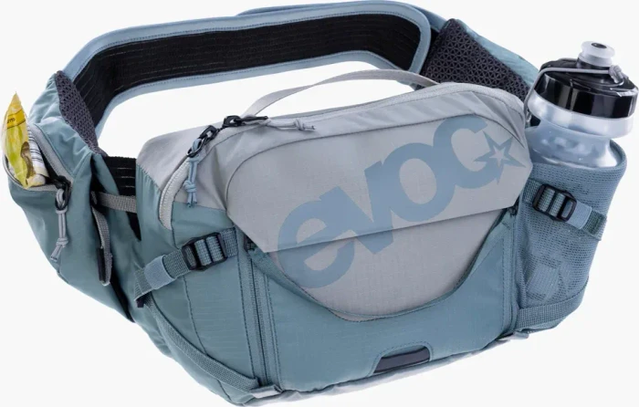 Evoc Hip Pack Pro 3 mit Trinksystem stone/steel