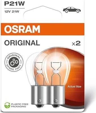 Osram Original P21W 21W, 2er-Pack Blister
