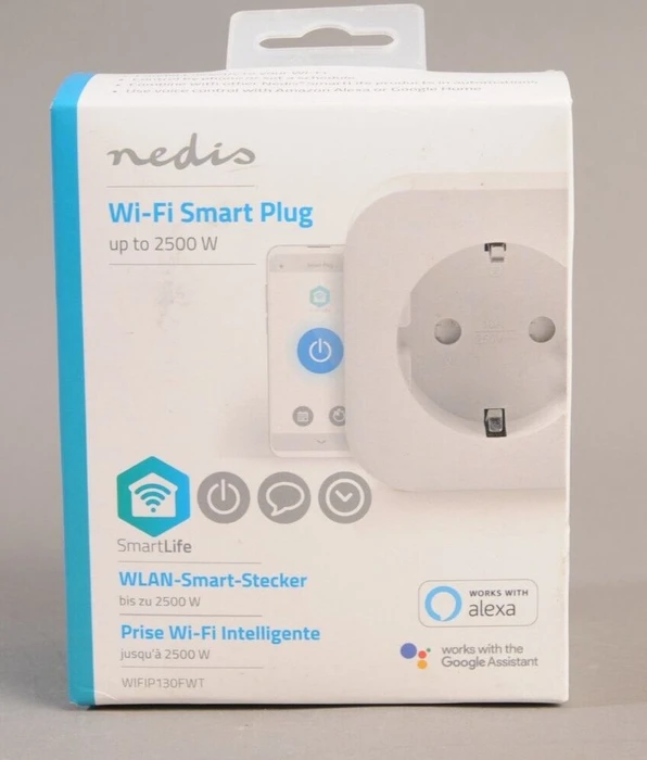 Nedis WLAN Smart-Stecker, 2500W, Typ F, Smart-Steckdose