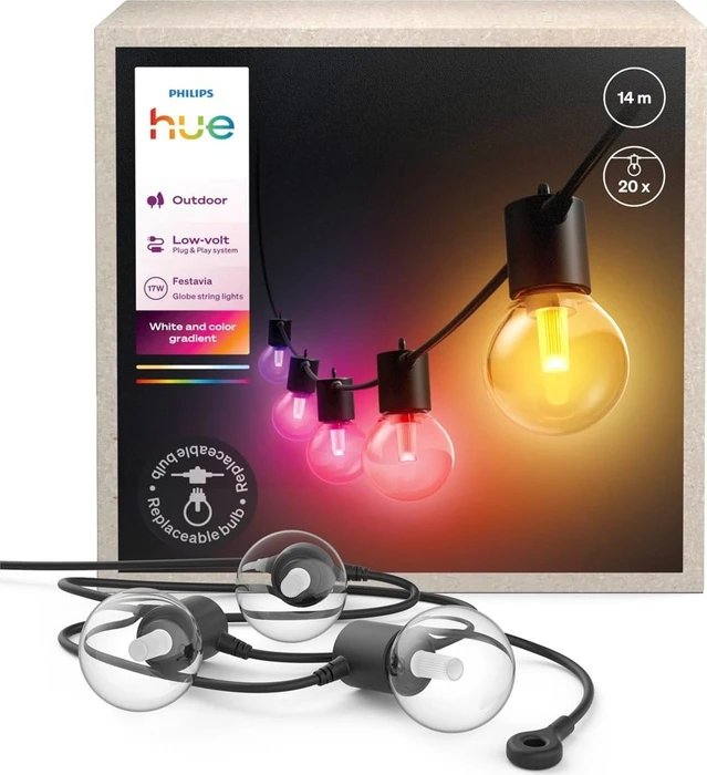Philips Hue Festavia Globe Outdoor LED Lichterkette