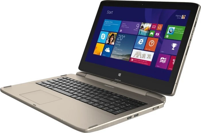 Medion Akoya S6213T, Celeron N2930, 4GB RAM, 64GB SSD, 500GB HDD, DE