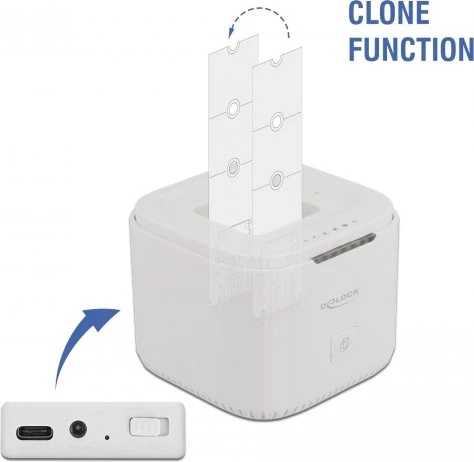 DeLOCK USB Type-C SuperSpeed USB 10 Gbps Docking Station, USB-C 3.1