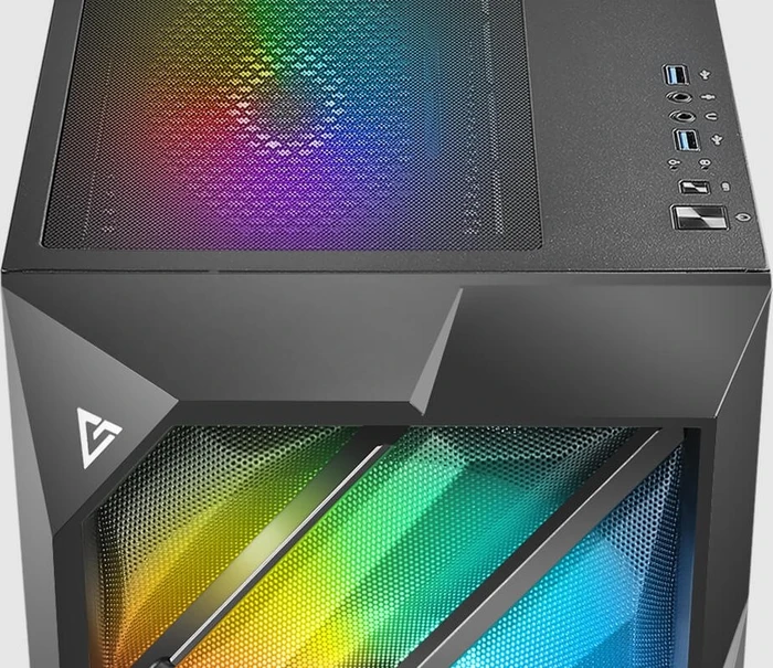 Antec NX700, schwarz, Glasfenster