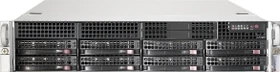 Supermicro SuperChassis 825TQC-R1K03LPB, grau/schwarz, 2HE, 1x 1000W redundant