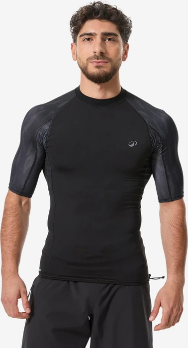 Olaian UV 500 Beast Funktionsshirt kurzarm schwarz (Herren)