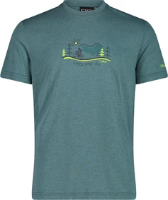 CMP Dry Release Cotton Funktionsshirt kurzarm lichen melange (Herren)