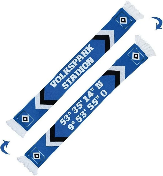 Hamburger SV Koordinaten Fanschal