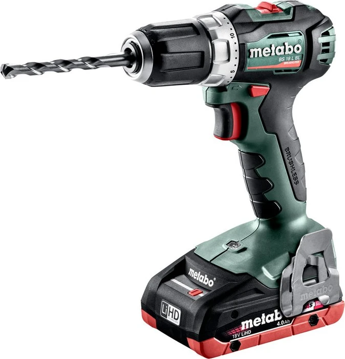 Metabo BS 18 L BL Akku-Bohrschrauber inkl. Koffer + 2 Akkus 4.0Ah