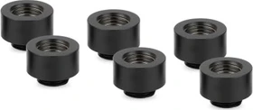 Thermal Grizzly DeltaMate Extender MF10, Verlängerung, G1/4", schwarz, 6er-Pack