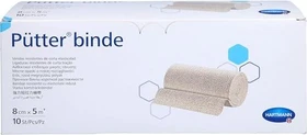 Hartmann Pütterbinde, 8cm x 5m, 10 Stück