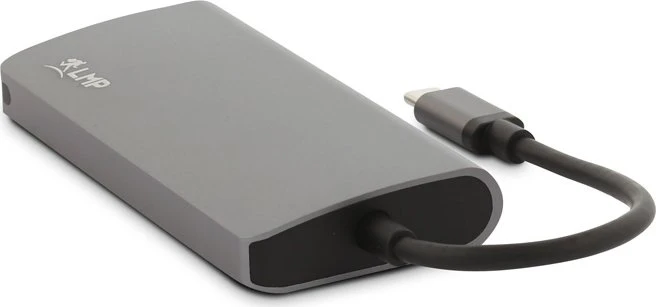 LMP USB-C Video Hub, 5-Port, USB-C 3.0 [Stecker], space gray