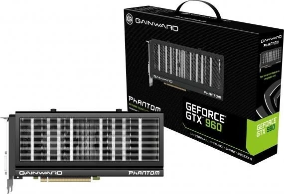 Gainward GeForce GTX 960 Phantom, 4GB GDDR5, 2x DVI, HDMI, DP