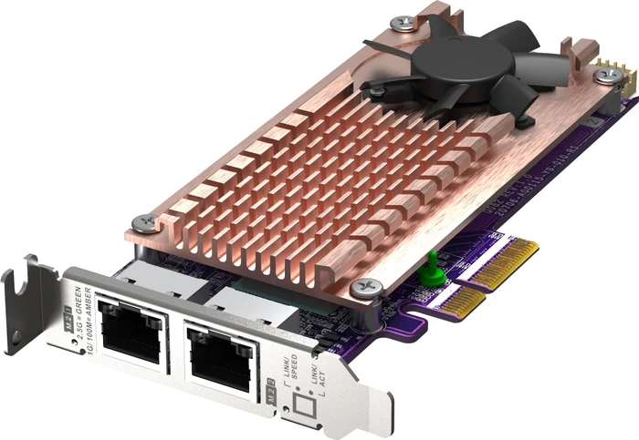 QNAP LAN-Adapter, 2x RJ-45, PCIe 3.0 x4