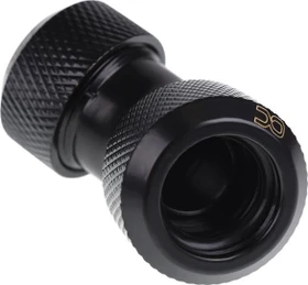 Alphacool Eiszapfen 45° 13mm L-Verbinder für Rohre G1/4", schwarz