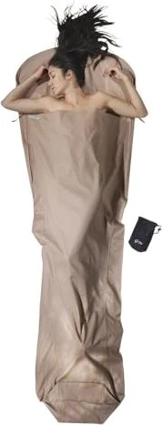 Cocoon MummyLine Bio Baumwolle Hüttenschlafsack earth