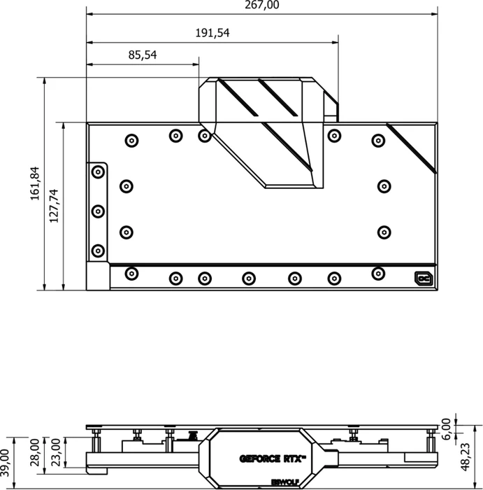 Alphacool Eiswolf 2 AiO 360mm RTX 3090 Ti Strix/TUF mit Backplate