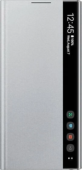 Samsung Clear View Cover für Galaxy Note 10 silber