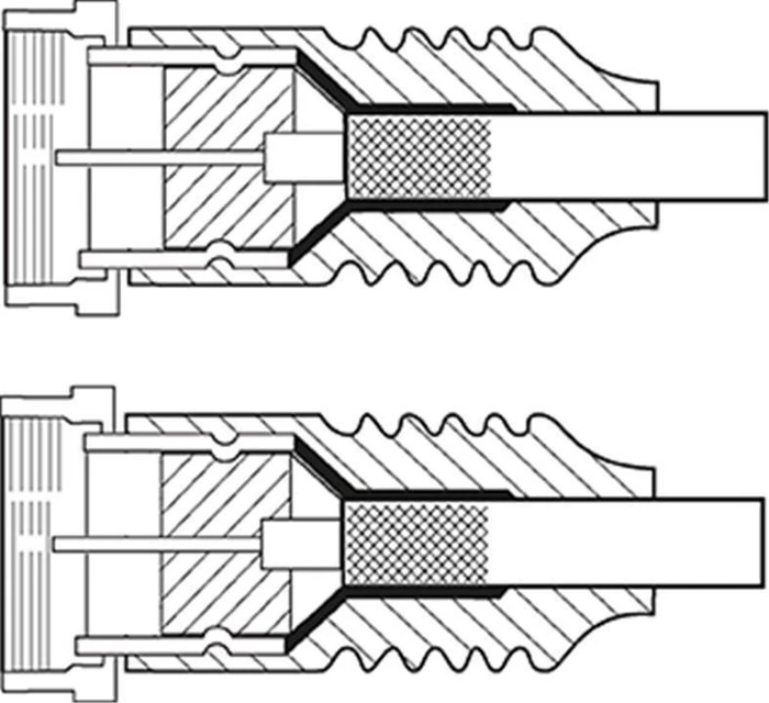 Wentronic Goobay SAT-Flachbandkabel wettergeschützt, F-Stecker - F-Stecker, 80dB, 1.5m