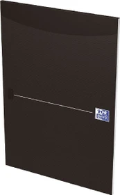 Oxford Office Essentials Briefblock, A4, Lineatur 21, schwarz, 50 Blatt