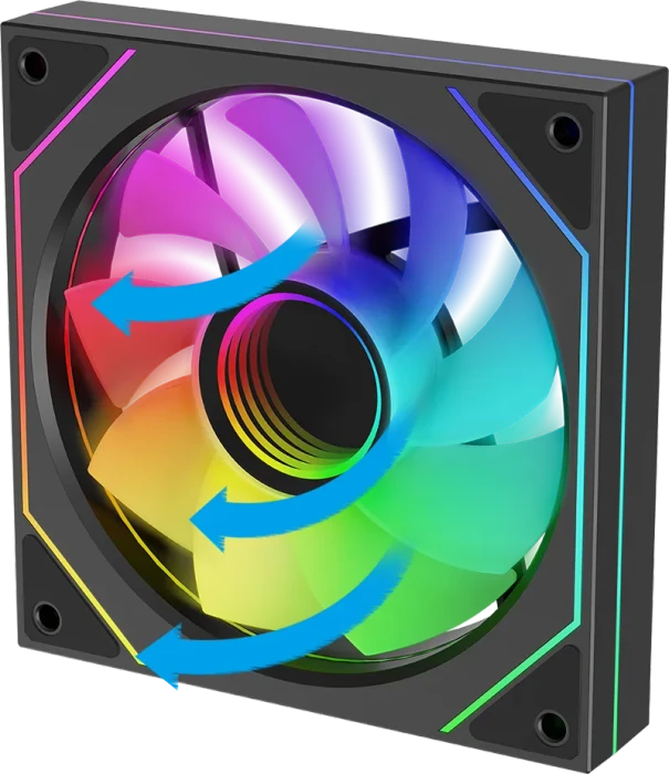 Xilence Gaming Series XF078 ARGB, schwarz, 120mm