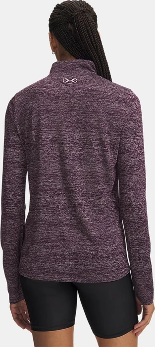 Under Armour Tech Twist Half Zip Funktionsshirt langarm purple echo/mauve pink (Damen)