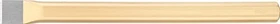 Rennsteig Handmeißel Flach lackiert 125x18mm