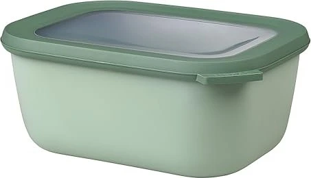 Mepal Multischüssel Cirqula rechteckig Aufbewahrungsbehälter 1.5l nordic sage