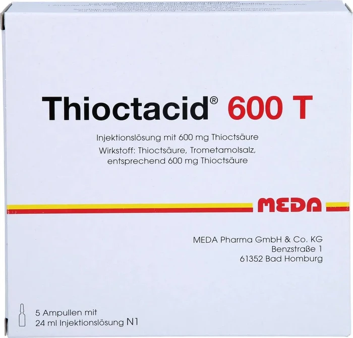 Thioctacid 600 T Injektionslösung, 120ml (5x 24ml)