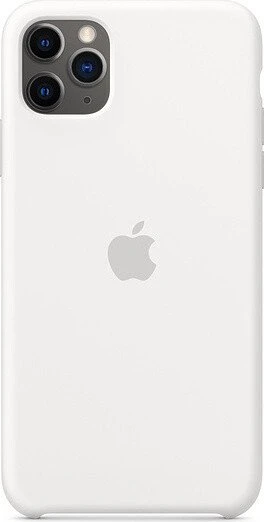 Apple Silikon Case für iPhone 11 Pro Max weiß