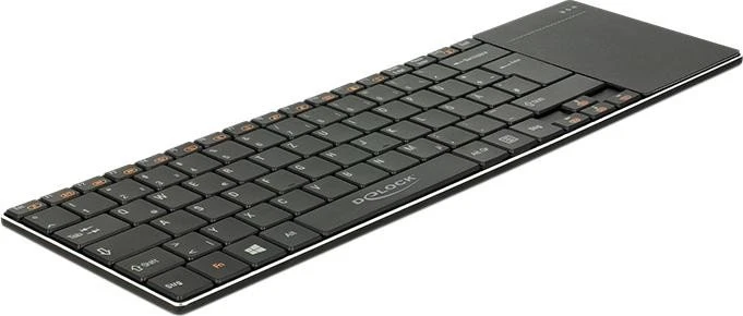 DeLOCK Wireless Keyboard, schwarz, USB, DE