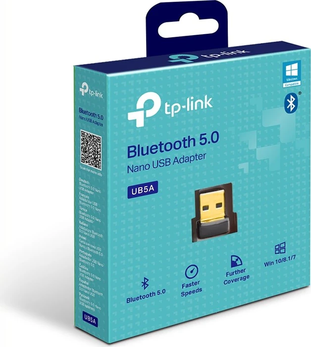 TP-Link Nano USB Adapter, Bluetooth 5.0, USB-A 2.0 [Stecker]